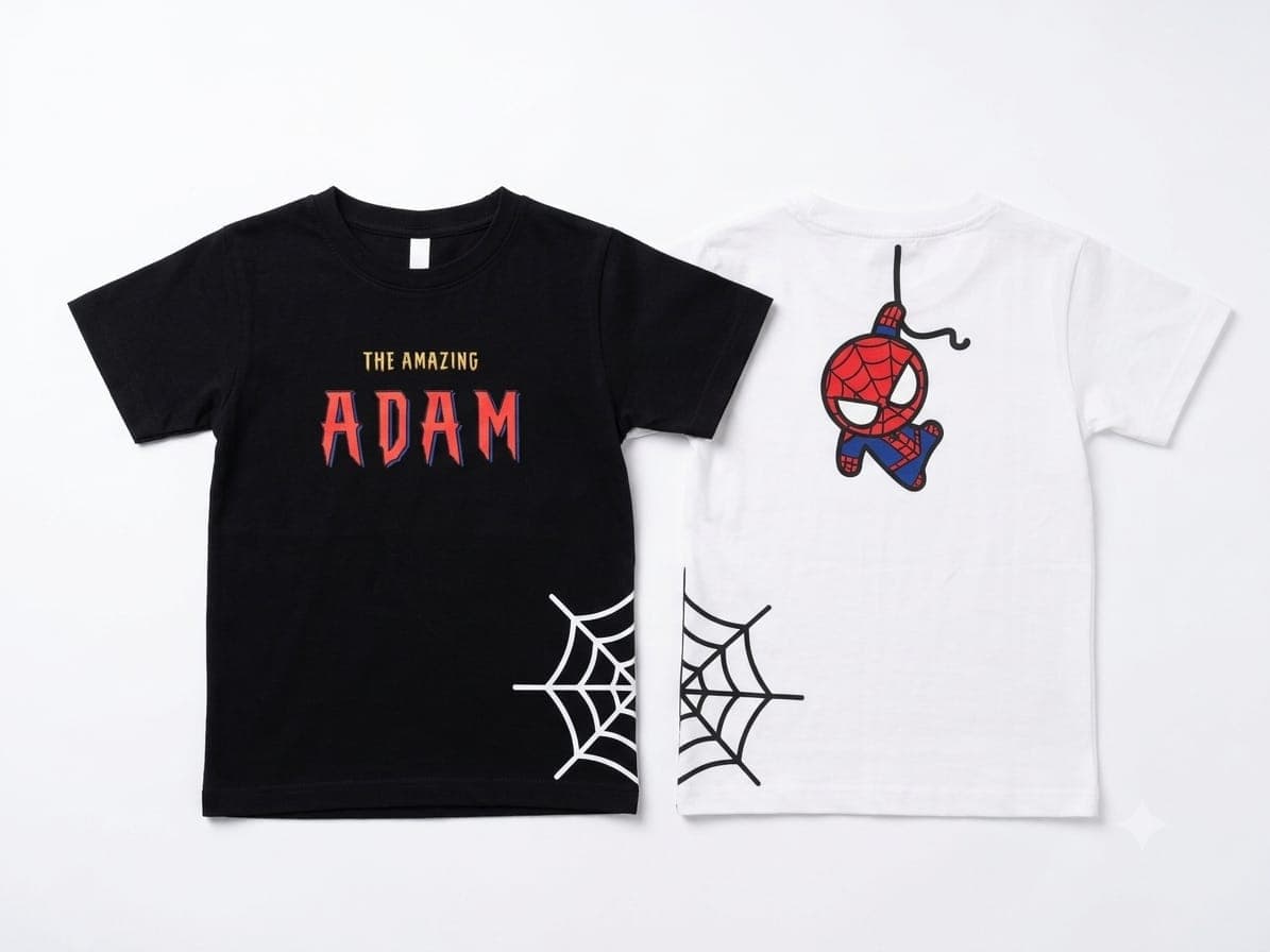 Custom Spiderman Name T-Shirt